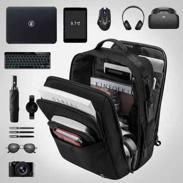 کیف اورجینال بنج BANGE کوله پشتی لپ تاپ 15.6 اینچ G63 - تصویر 2