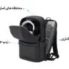 کیف کوله پشتی لپ تاپ 15.6 اینچی اورجینال بنج BANGE 2950 - تصویر 3