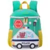 کیف بچه گانه کوله پشتی ماشین پلیس اورجینال اولنگ OLANG 6105