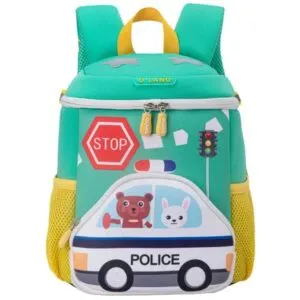 کیف بچه گانه کوله پشتی ماشین پلیس اورجینال اولنگ OLANG 6105