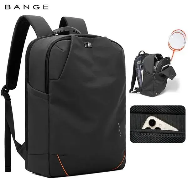کیف کوله پشتی لپ تاپ 15.6 اینچی ورزشی اورجینال بنج BANGE 8099 - تصویر 3