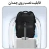 کیف مسافرتی کوله پشتی لپ تاپ 15.6 اینچی اورجینال بنج BANGE 1801 - تصویر 4
