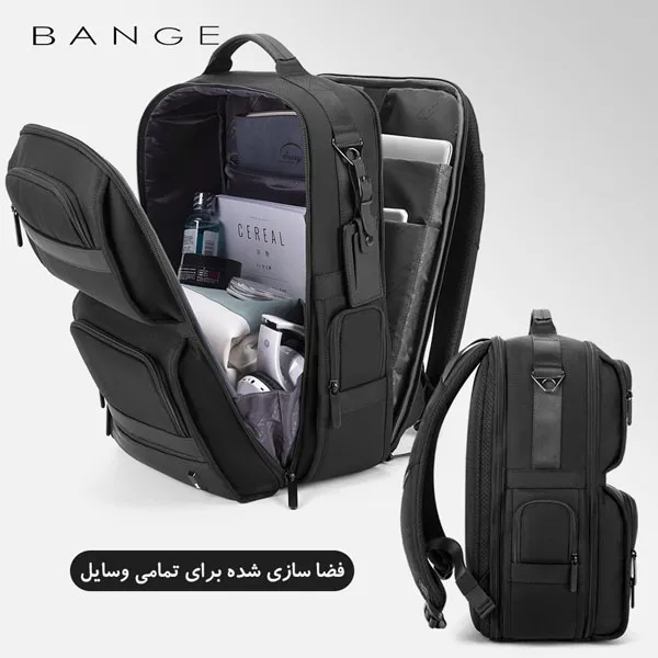 کیف بنج مسافرتی کوله پشتی لپ تاپ 15.6 اینج G62 کیف اورجینال بنج BANGE مسافرتی کوله پشتی لپ تاپ 15.6 اینج G62 - تصویر 3