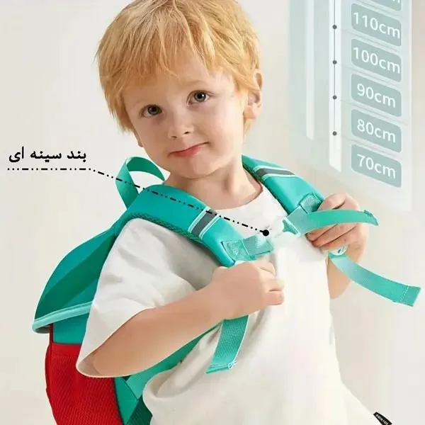 کیف کوله پشتی بچه گانه اولنگ 6203 کیف کوله پشتی بچه گانه اورجینال اولنگ OLANG 6203 - تصویر 3