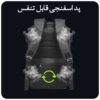 کیف بنج مدل 7267 کوله پشتی لپ تاپ 15.6 اینچ