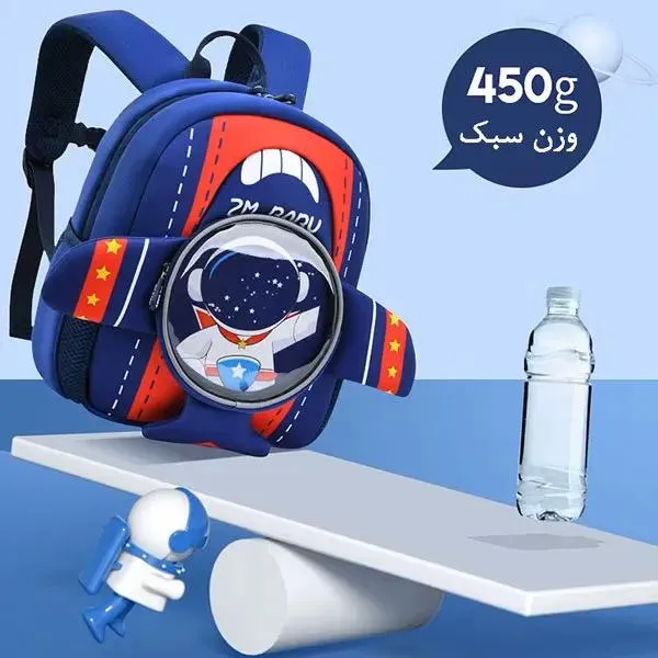 کیف بچه گانه مهدکودک هواپیما اورجینال زد ام بی بی ZM BABY 605 - تصویر 3