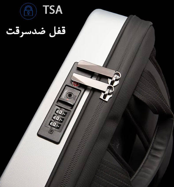 کیف کوله پشتی لپ تاپ 15.6 اینچ ضد سرقت بنج 7682