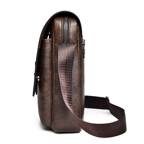 کیف دوشی مردانه چرم ویسیر D266