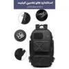 کیف کوله پشتی مسافرتی اورجینال اوزوکو OZUKO 9309L - تصویر 5