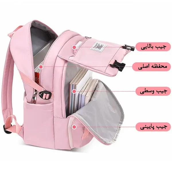 کیف کوله پشتی مدرسه وارداتی 2280