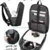 کیف کوله پشتی لپ تاپ ضد سرقت اورجینال بنج BANGE 7251 - تصویر 7