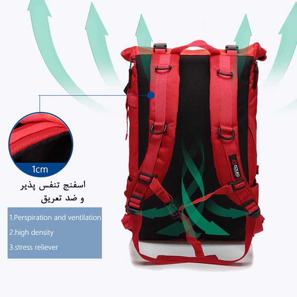 کیف ورزشی کوله پشتی باشگاه اوزوکو 8020 کیف ورزشی کوله پشتی باشگاه اوزوکو 8020