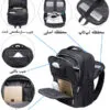 کیف و کوله پشتی لپ تاپ 15.6 اینچ اورجینال بنج BANGE 1921 - تصویر 8