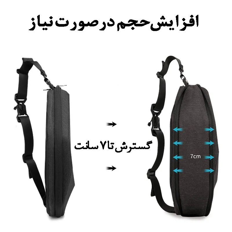 کیف کمری دوشی اورجینال بنج BANGE 7502 - تصویر 7