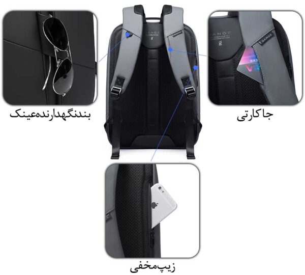 کیف کوله پشتی لپ تاپ 15.6 اینچ بنج 7238