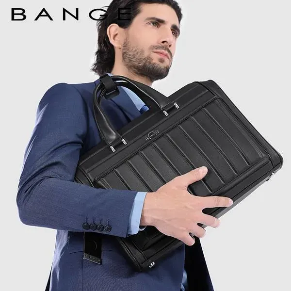 کیف دستی اداری چرم بنج YZ350 کیف دستی اداری چرم اورجینال بنج BANGE YZ350 - تصویر 8
