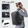کیف کوله پشتی لپ تاپ 15.6 اینچی بنج 7216 کیف کوله پشتی لپ تاپ 15.6 اینچی اورجینال بنج BANGE 7216 - تصویر 9
