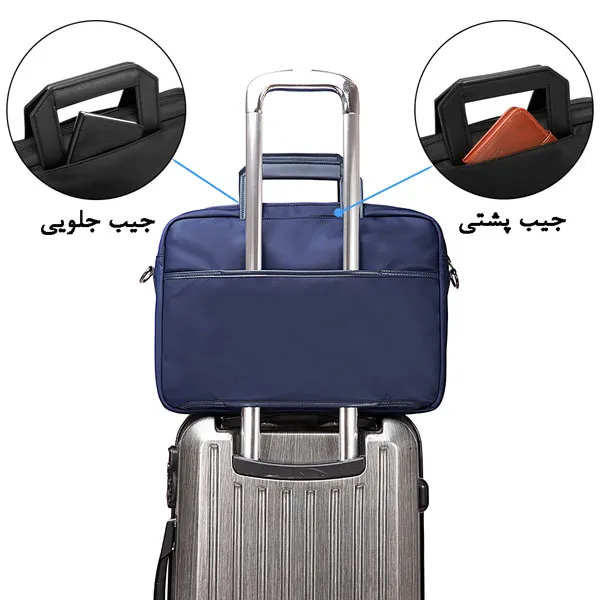 کیف دستی لپ تاپ 15.6اینچ بنج 7702 کیف دستی لپ تاپ 15.6اینچ اورجینال بنج BANGE 7702 - تصویر 8