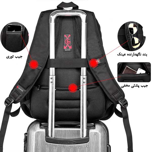 کیف مدرسه اورجینال کوله پشتی لپ تاپ 17 اینچ بنج 1901