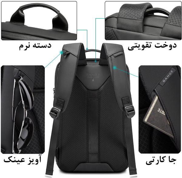 کیف و کوله پشتی لپ تاپ 15.6اینچی بنج 7710