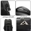 کیف و کوله پشتی چرم اورجینال بنج BANGE 6627 - تصویر 8