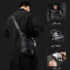 کیف کمری دوشی مردانه بنج 7630
