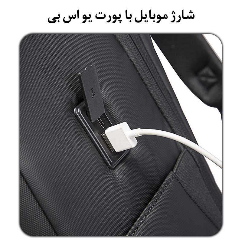 کیف و کوله پشتی لپ تاپ 15.6 اینج بنج 7276 کیف و کوله پشتی لپ تاپ 15.6 اینج اورجینال بنج BANGE 7276 - تصویر 9