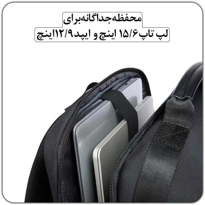 کیف و کوله پشتی لپ تاپ بنج 2602 کیف و کوله پشتی لپ تاپ اورجینال بنج BANGE 2602 - تصویر 10
