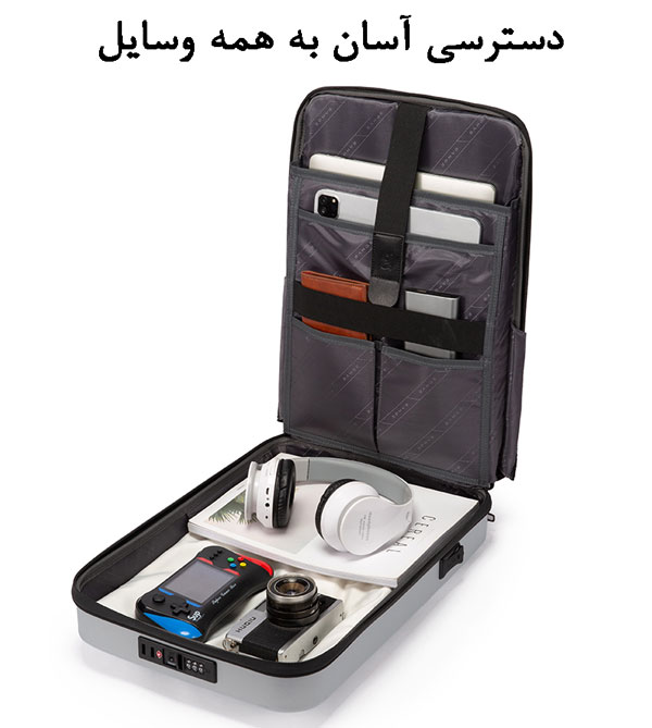 کیف کوله پشتی لپ تاپ 15.6 اینچ ضد سرقت بنج 7682