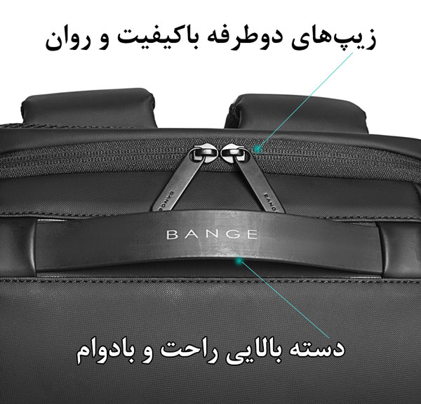 کیف بنج مدل 7267 کوله پشتی لپ تاپ 15.6 اینچ