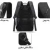 کیف کوله پشتی لپ تاپ 15.6 اینچی اورجینال بنج BANGE 2950 - تصویر 10