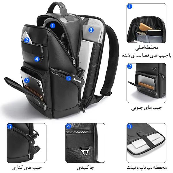 کیف و کوله پشتی چرم بنج 6627