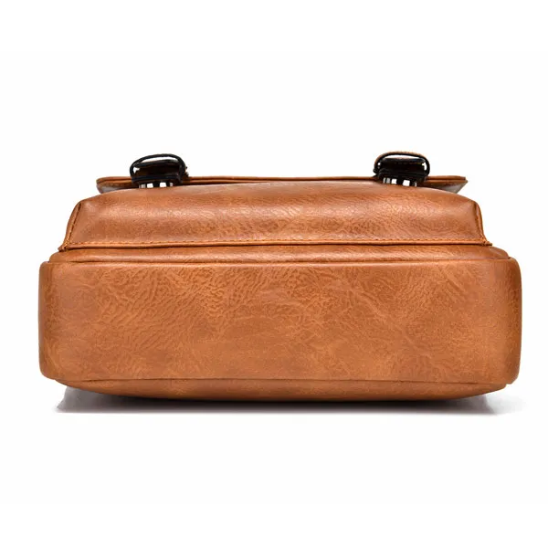 کیف دوشی مردانه چرم ویسیر D509 کیف دوشی مردانه چرم اورجینال ویسیر WEIXIER D509 - تصویر 8