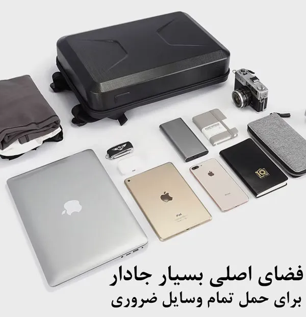 کیف و کوله پشتی ضدسرقت لپ تاپ 15.6 اینچی بنج 2839 کیف و کوله پشتی ضدسرقت لپ تاپ 15.6 اینچی اورجینال بنج BANGE 2839 - تصویر 10