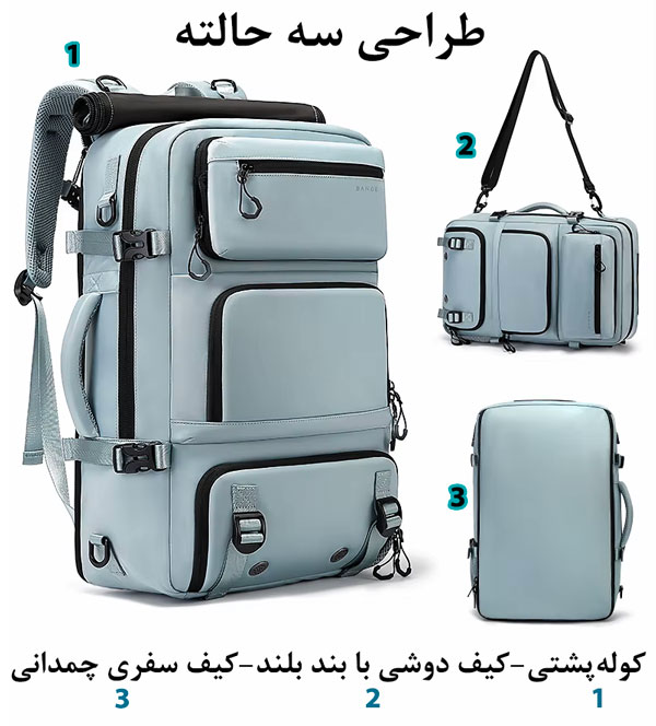 کیف و کوله پشتی مسافرتی ضد آب بنج 1810