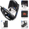 کیف کوله پشتی لپ تاپ ضد سرقت چرم بنج 6622