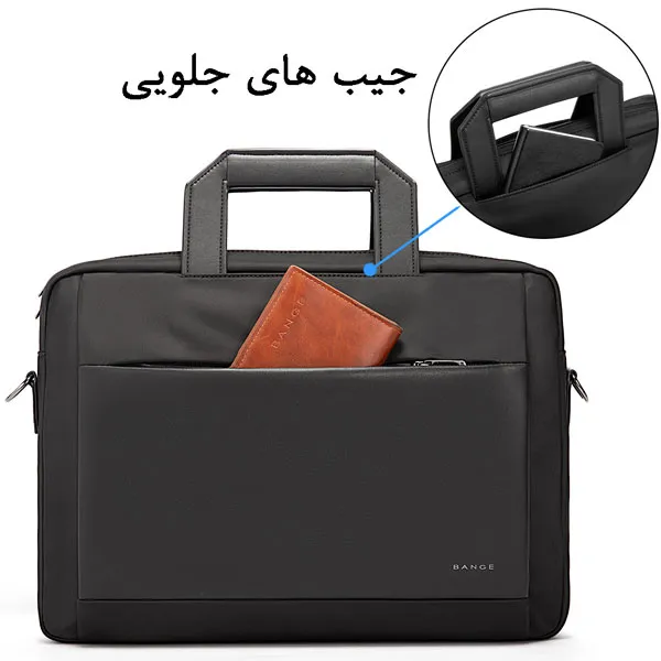 کیف دستی لپ تاپ 15.6اینچ بنج 7702 کیف دستی لپ تاپ 15.6اینچ اورجینال بنج BANGE 7702 - تصویر 11
