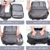 کوله پشتی مسافرتی وکیوم‌دار اورجینال بنج BANGE مدل 3028 - تصویر 9