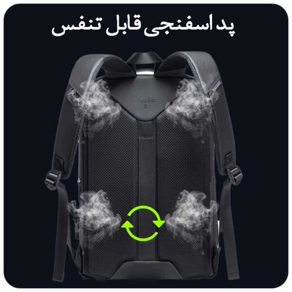 کیف کوله پشتی لپ تاپ 15.6 اینچ بنج 7078