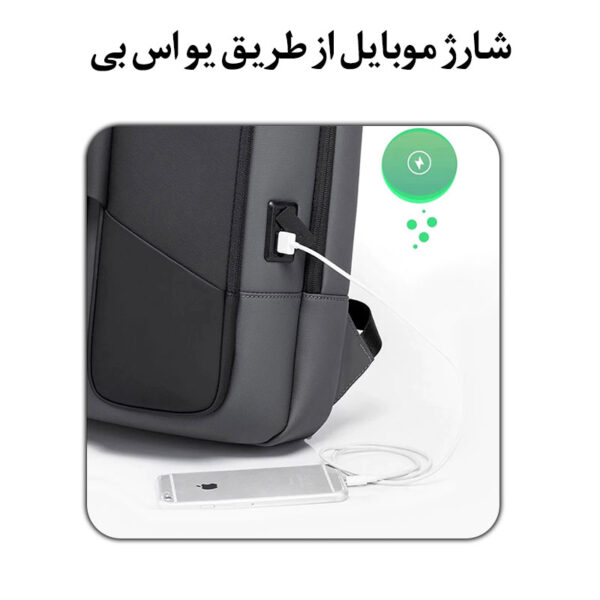 کیف کوله پشتی لپ تاپ 15.6 اینچ بنج 7238