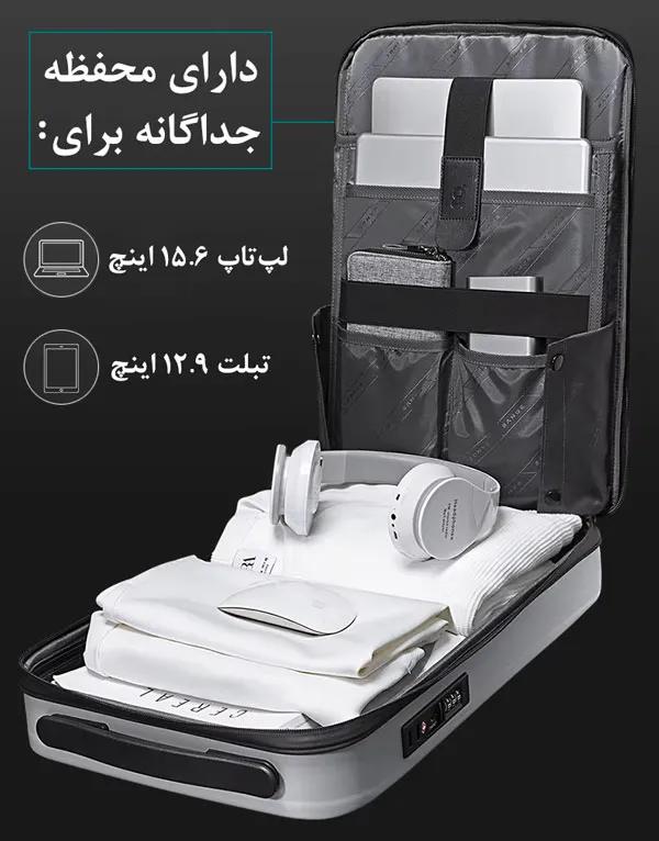 کیف کوله پشتی ضدسرقت بنج 22201