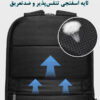 کیف کوله پشتی لپ تاپ 17اینچی بنج 77115D