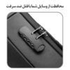 کیف کوله پشتی لپ تاپ ضد سرقت چرم بنج 6622