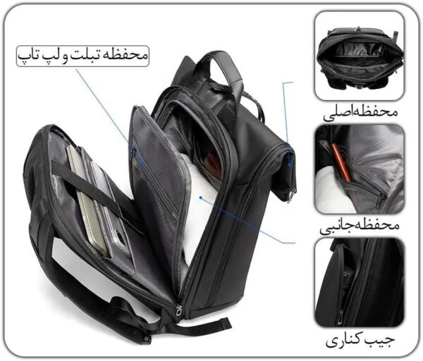 کوله پشتی مسافرتی لپ تاپ 15.6 اینچ بنج 2888