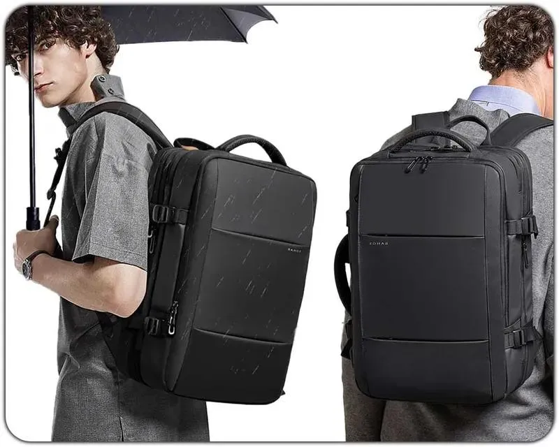 کیف مسافرتی 45L کوله پشتی لپ تاپ 17 اینچی بنج 1908D کیف مسافرتی 45L کوله پشتی لپ تاپ 17 اینچی اورجینال بنج BANGE 1908D - تصویر 12