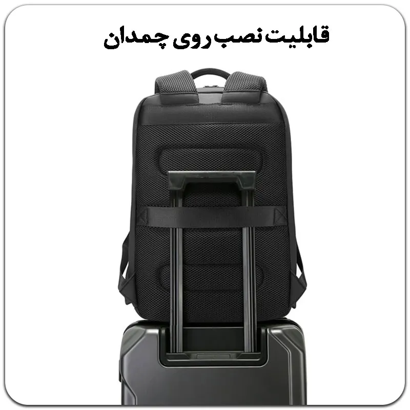 کیف کوله پشتی لپ تاپ اورجینال بنج BANGE 8013 - تصویر 12
