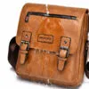 کیف دوشی مردانه چرم ویسیر D509 کیف دوشی مردانه چرم اورجینال ویسیر WEIXIER D509 - تصویر 11