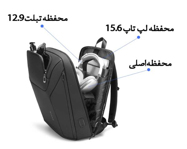 کیف کوله پشتی لپ تاپ 15.6 اینچ بنج 7802