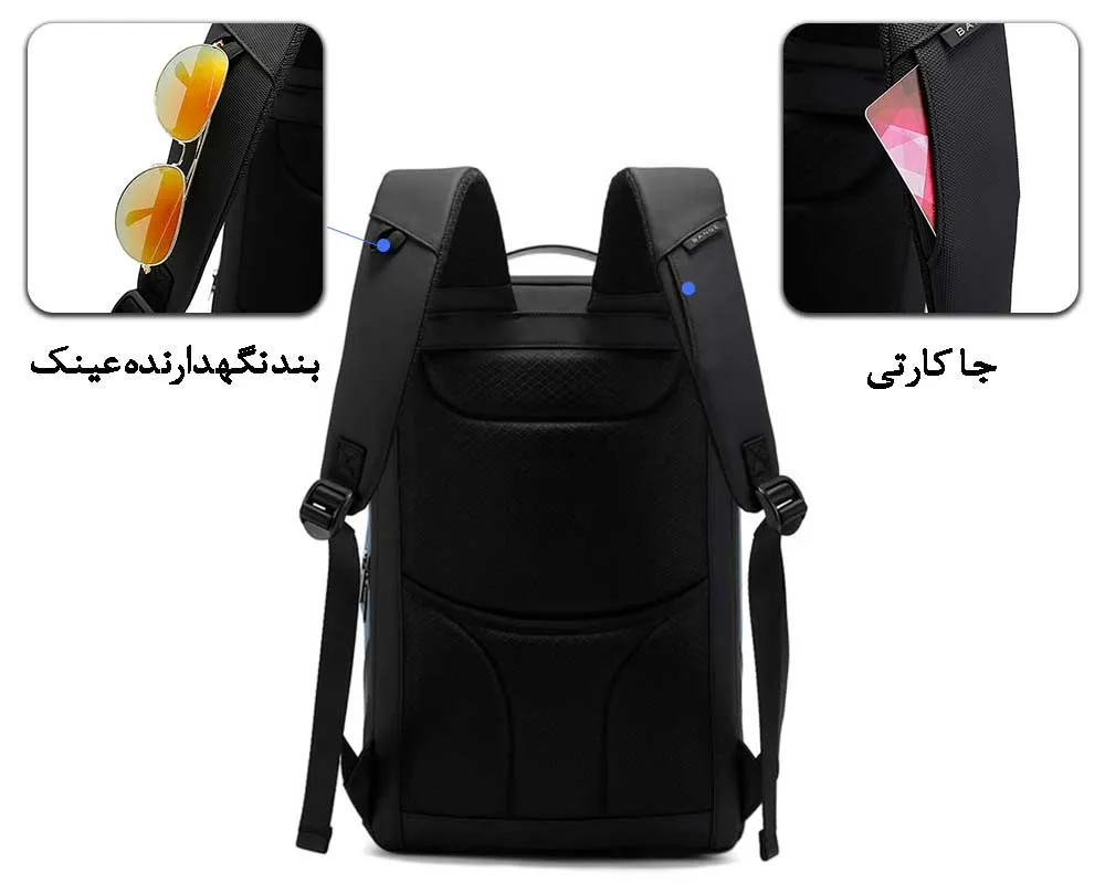 کیف کوله پشتی لپ تاپ 15.6 اینچی بنج 2517 کیف کوله پشتی لپ تاپ 15.6 اینچی اورجینال بنج BANGE 2517 - تصویر 13