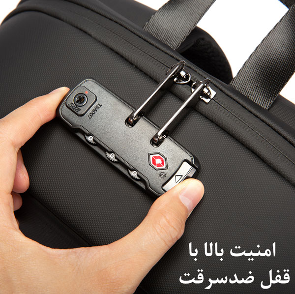 کیف کوله پشتی لپ تاپ ضد سرقت بنج 7251